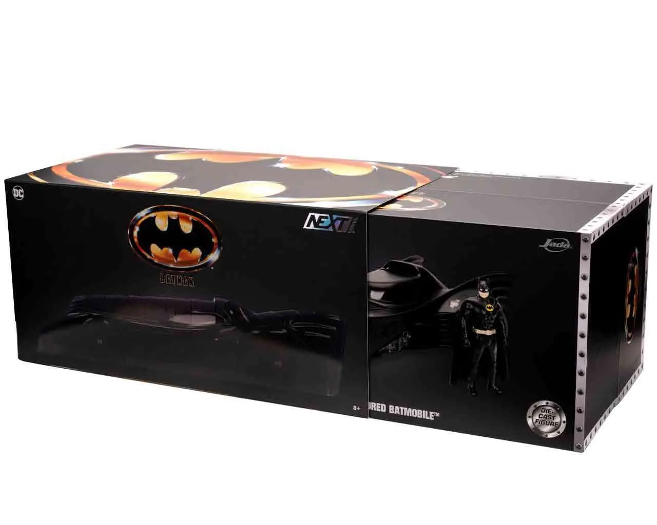 BATMAN 1989 AMORED BATMOBILE & BATMAN 1/24 DIE-CAST MODEL LIMITED EDITION