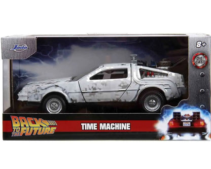 BACK TO THE FUTURE PART 1 1982 DELOREAN FROST EFFECT 1/32 DIE CAST MODEL VARIANT LIMITED EDITION
