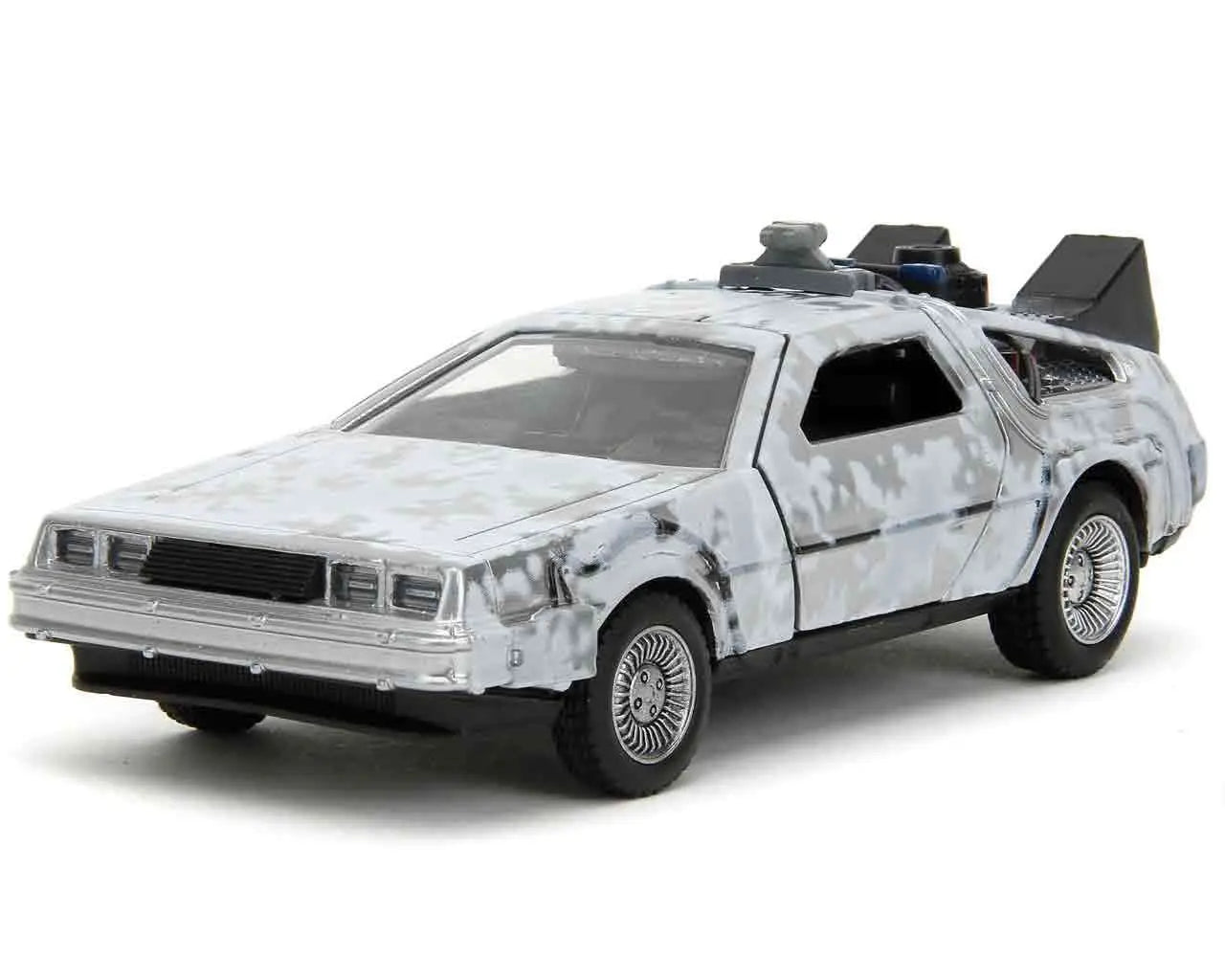 BACK TO THE FUTURE PART 1 1982 DELOREAN FROST EFFECT 1/32 DIE CAST MODEL VARIANT LIMITED EDITION