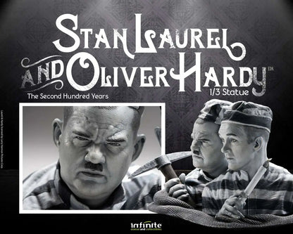 STAN LAUREL & OLIVER HARDY 1/3 STATUE