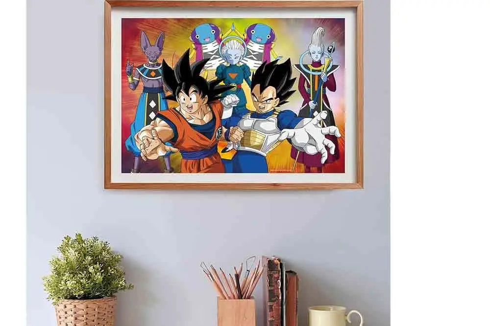 DRAGON BALL GOKU & VEGETA ANIME PUZZLE COLLECTION PUZZLE 500 PCS