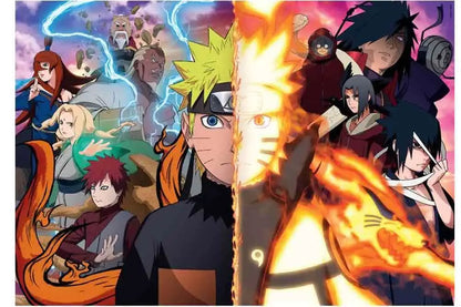 NARUTO FIRE ANIME PUZZLE COLLECTION CUBE BOX PUZZLE 500 PCS