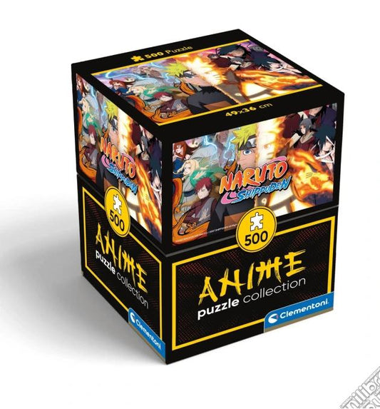 NARUTO FIRE ANIME PUZZLE COLLECTION CUBE BOX PUZZLE 500 PCS