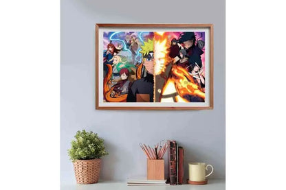 NARUTO FIRE ANIME PUZZLE COLLECTION CUBE BOX PUZZLE 500 PCS