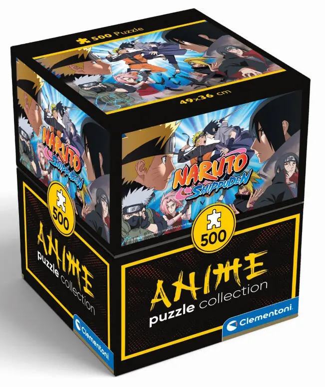 NARUTO CONFRONTATION ANIME COLLECTION CUBE BOX PUZZLE 500PCS