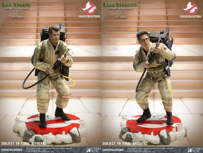 GHOSTBUSTERS EGON & RAY TWIN PACK 1/8 RESIN STATUE