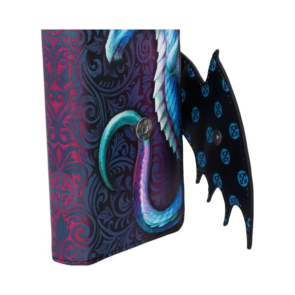 DRAGON TAKE FLIGHT BLUE EMBOSSED WALLET
