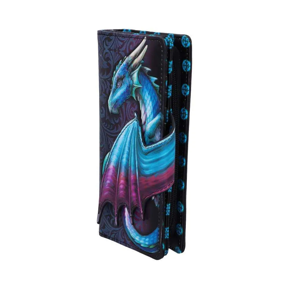 DRAGON TAKE FLIGHT BLUE EMBOSSED WALLET