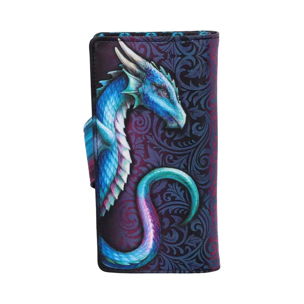 DRAGON TAKE FLIGHT BLUE EMBOSSED WALLET