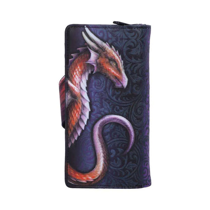 DRAGON TAKE FLIGHT RED EMBOSSED WALLET