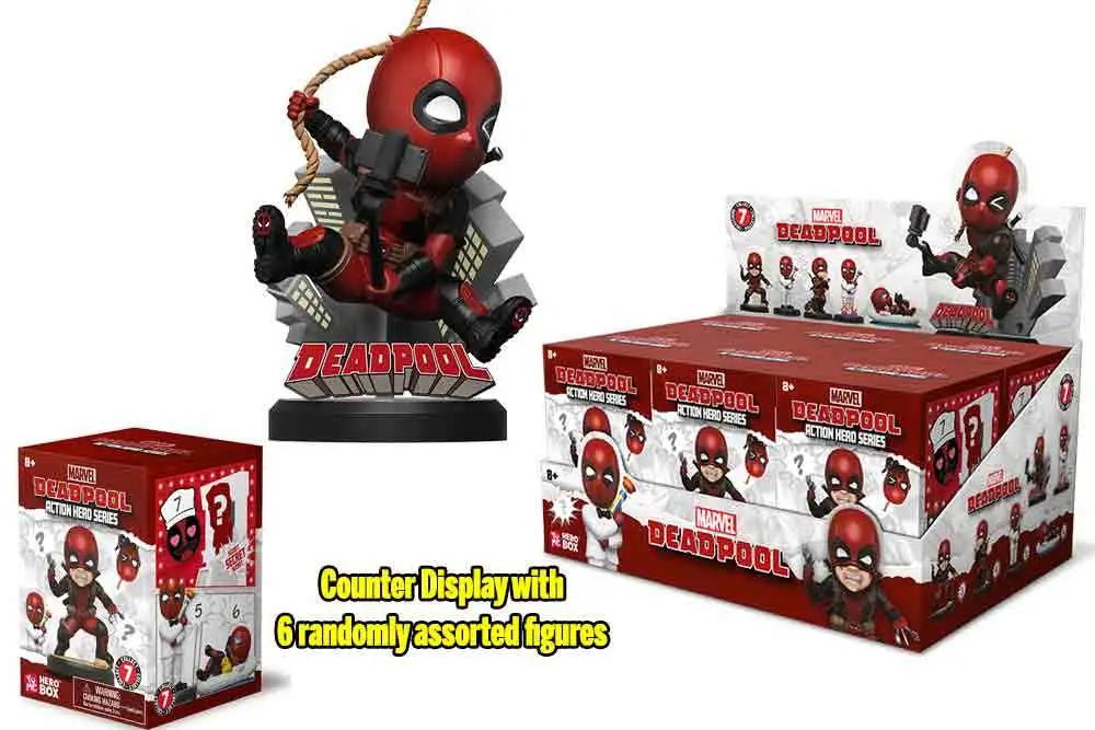 DEADPOOL HERO BOX ACTION HERO SERIES MINI FIGURE BLIND BOX (6)