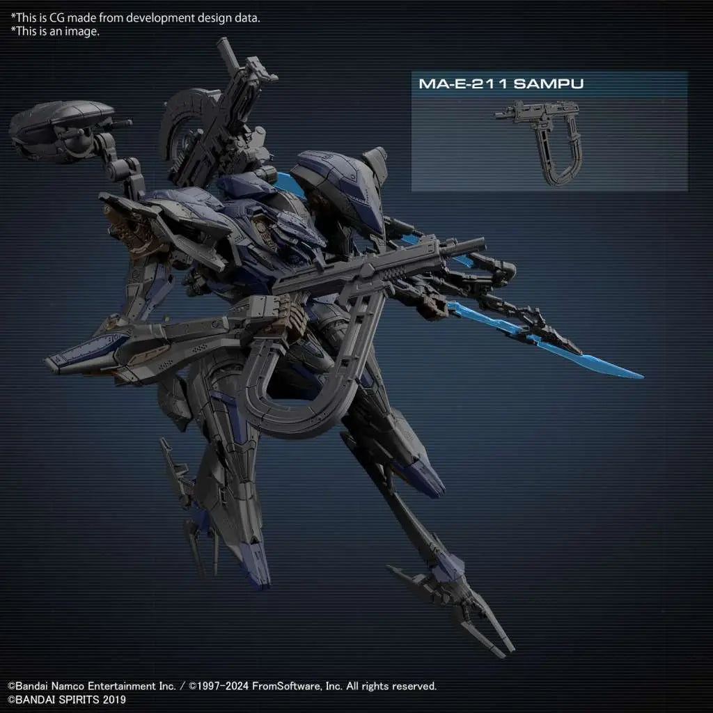 30MM ARMORED CORE VI SCHNEIDER NACHTREIHER/40E STEEL HAZE