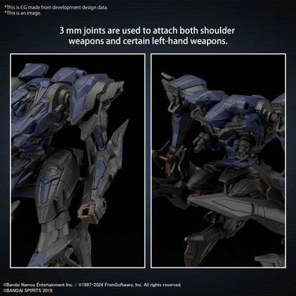30MM ARMORED CORE VI SCHNEIDER NACHTREIHER/40E STEEL HAZE