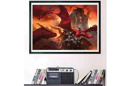 DUNGEONS & DRAGONS DRAGONLANCE SHADOW OF THE DRAGON QUEEN GAMING COLLECTION CUBE COLLECTION PUZZLE 1000 PCS