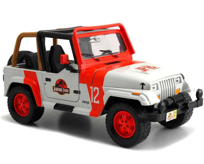 JURASSIC PARK 1992 JEEP WRANGLER YJ SAHARA 1/24 DIE-CAST MODEL