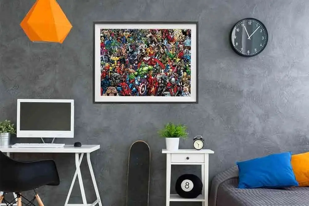 MARVEL ALL CAST IMPOSSIBLE PUZZLE 1000 PCS