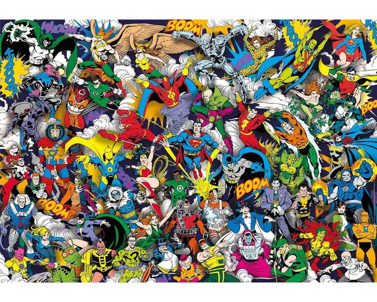 DC COMICS SILVER AGE IMPOSSIBLE PUZZLE 1000 PCS