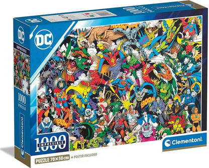 DC COMICS SILVER AGE IMPOSSIBLE PUZZLE 1000 PCS