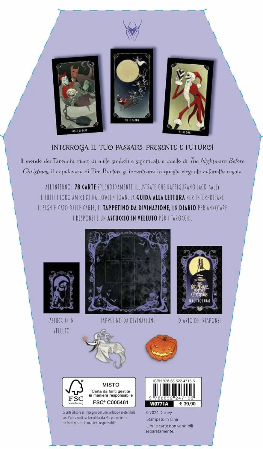 THE NIGHTMARE BEFORE CHRISTMAS TAROCCHI  GIFT SET