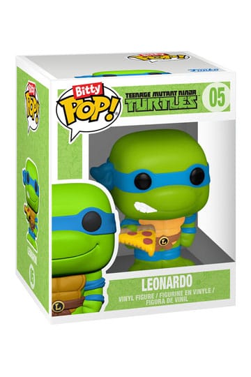 Tartarughe Ninja Teenage Mutant Turtles Bitty Pop Rides Leonardo Van 2,5 cm