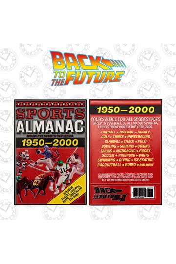 Back to the Future Ingot Sport Almanac Limited Edition Ritorno al Futuro