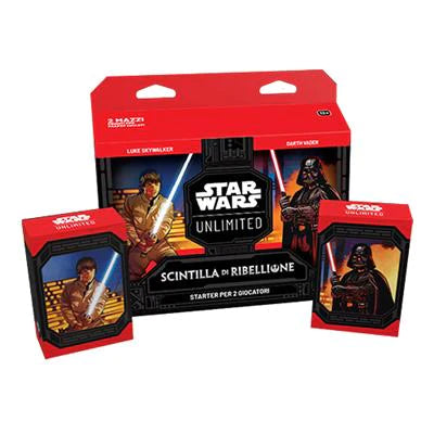 Star Wars Unlimited - Scintilla di Ribellione - Starter Set 2 Giocatori 6pcs - ITA