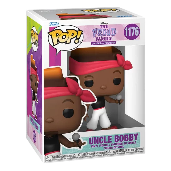 The Proud Family- Louder and Prouder POP! Disney Vinyl Figure Uncle Bobby Nerd Stark