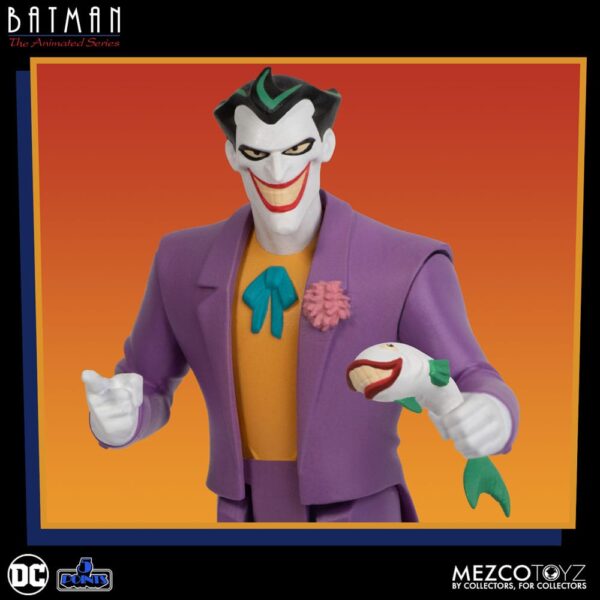 Batman Action Figure Serie Animata 5 Points Batman Robin Joker Catwoman 9 cm Nerd Stark