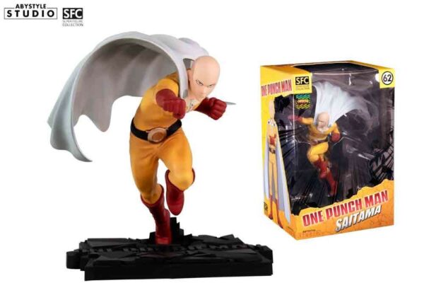 One Punch Man Saitama Super Figure Collection 21 cm Statua Abystyle Studio Nerd Stark